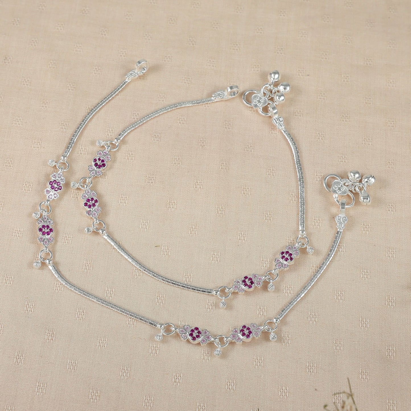 Zoe Silver Anklets