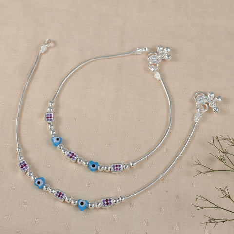 Alice Silver Anklets
