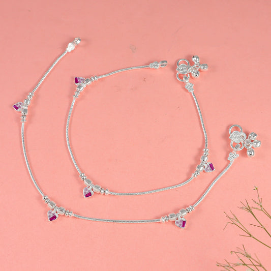 Joyti Silver Anklets