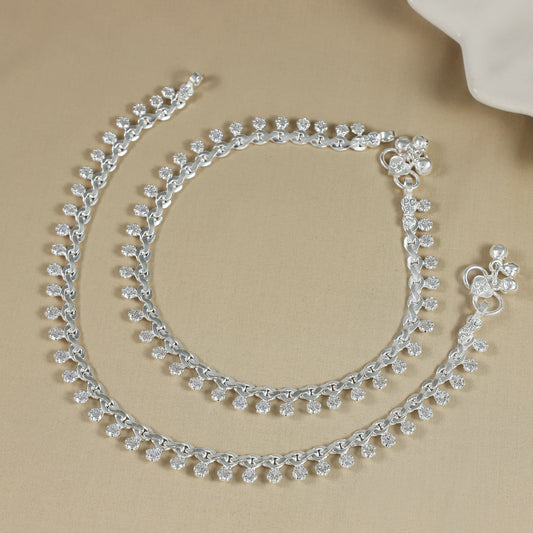 Sona Silver Anklets