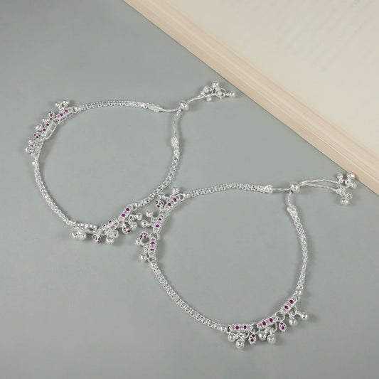 Riya Silver Anklets