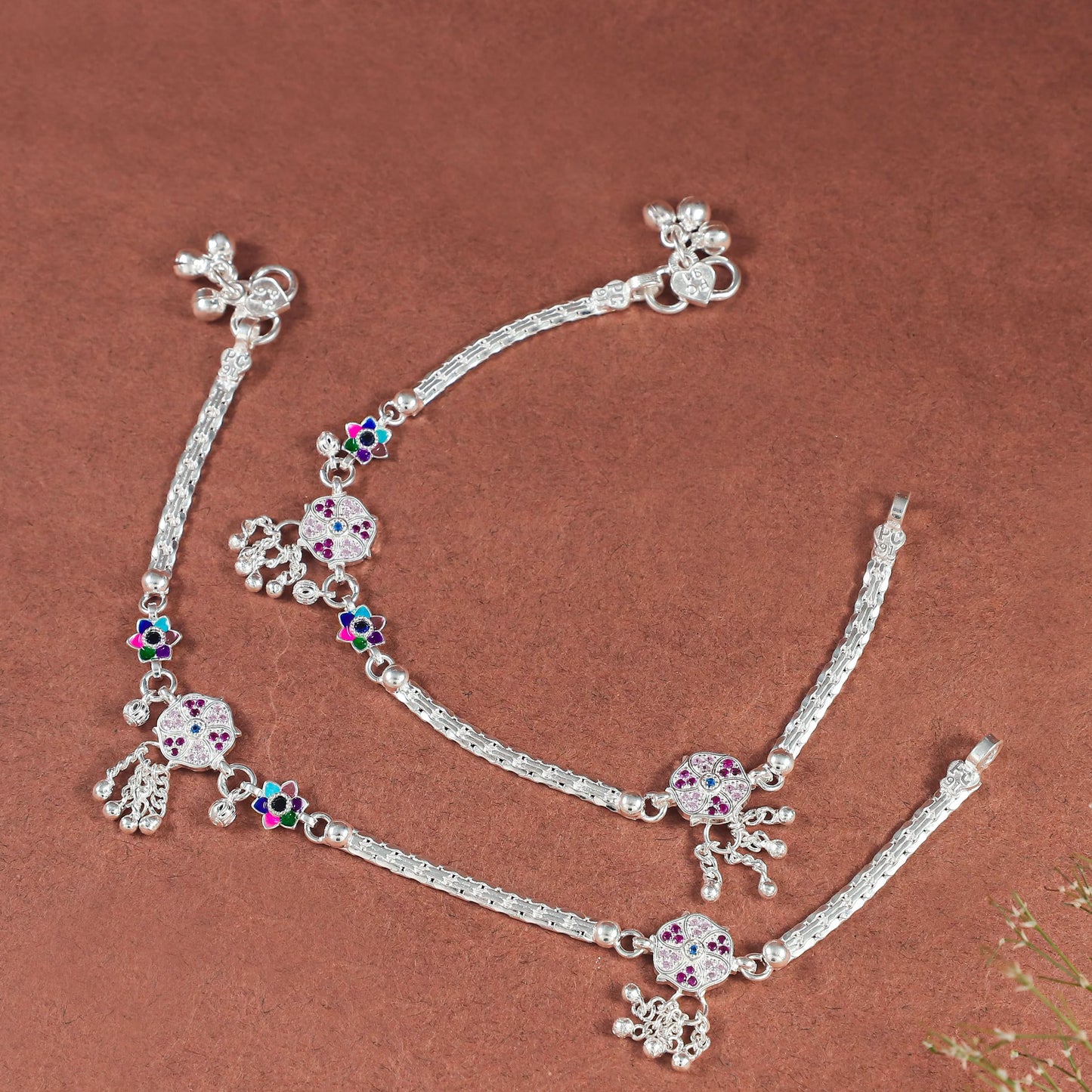 Ayaana Silver  Baby Anklets