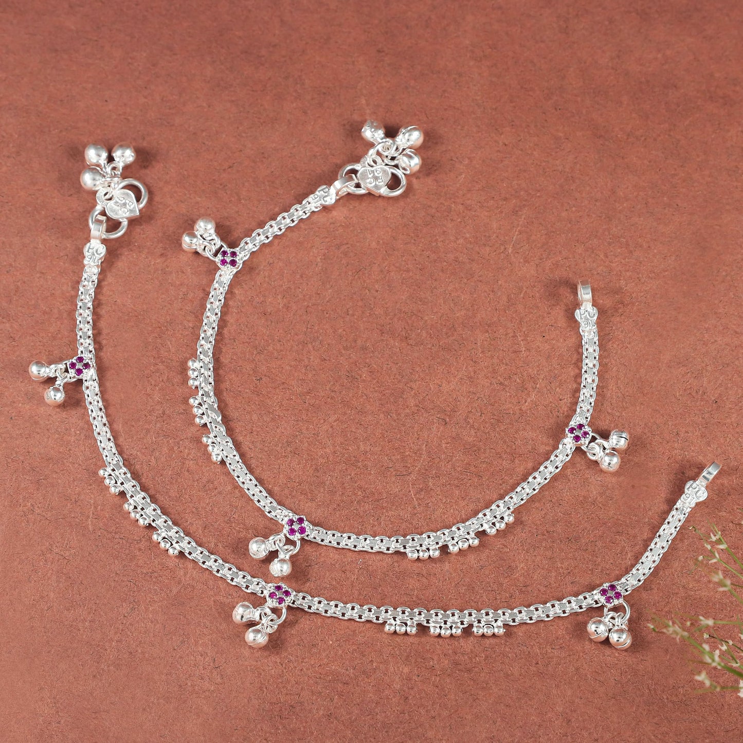 Ojasvi Silver Baby Anklets