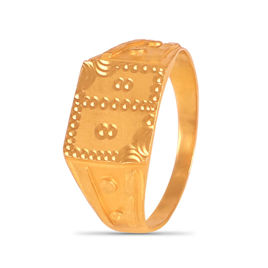 Sahil Classic Gold Ring For Him