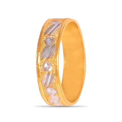 Rajat Dazzling Gold Ring For Him