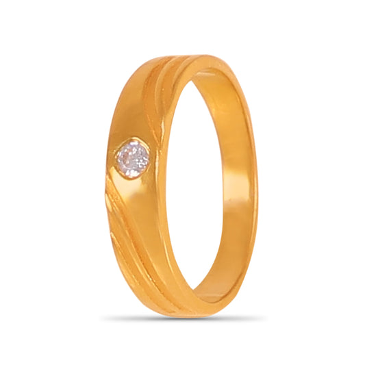 Ashvin Elegant Gold Ring For Him