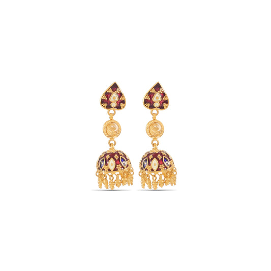 Janvi Gold Earrings