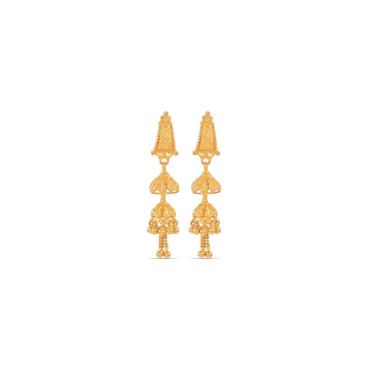 Akashra Gold Earrings