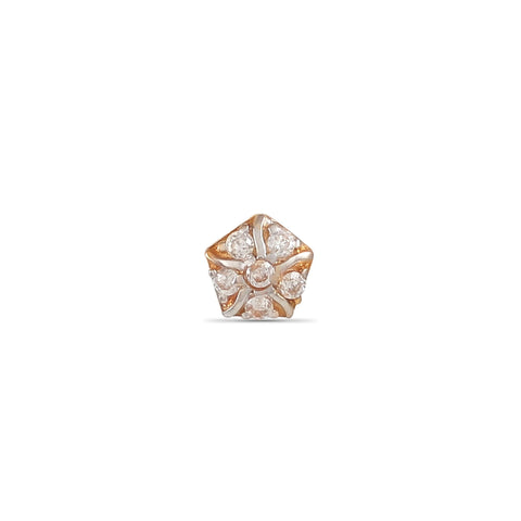 Reema  Gold Nose Pin