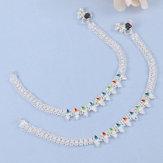 Ekiya Silver Anklets