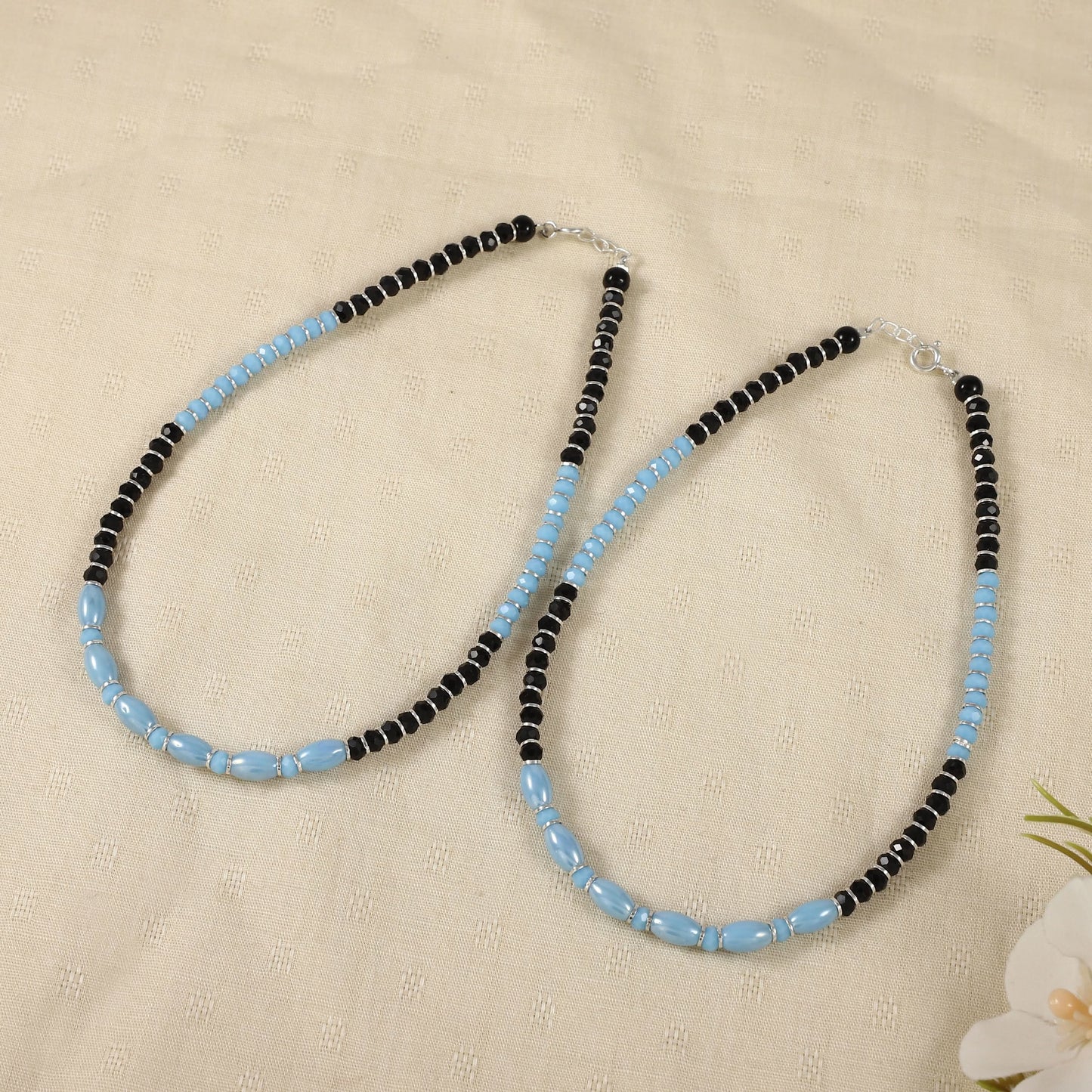 Aditi Silver Anklets