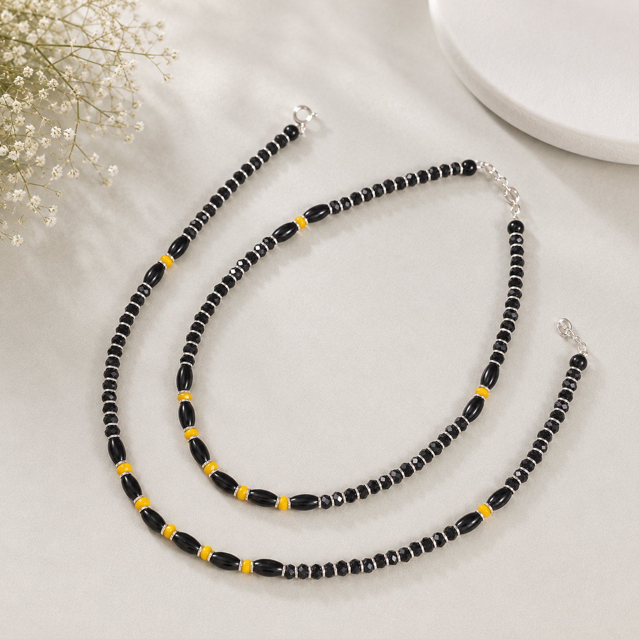 Mehar Silver Anklets