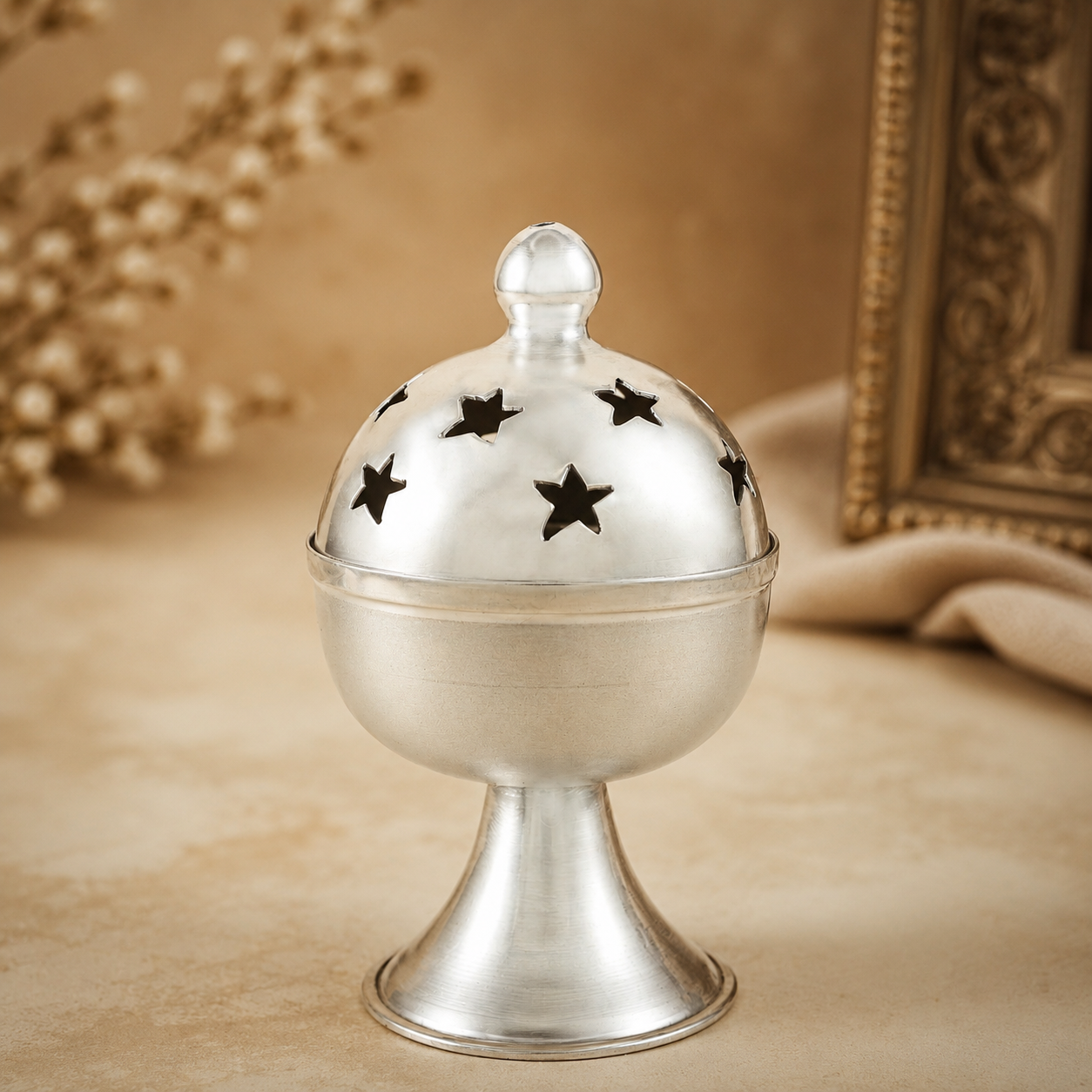 Gorgeous Silver Diya