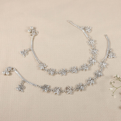 Chinmayi Silver Anklets