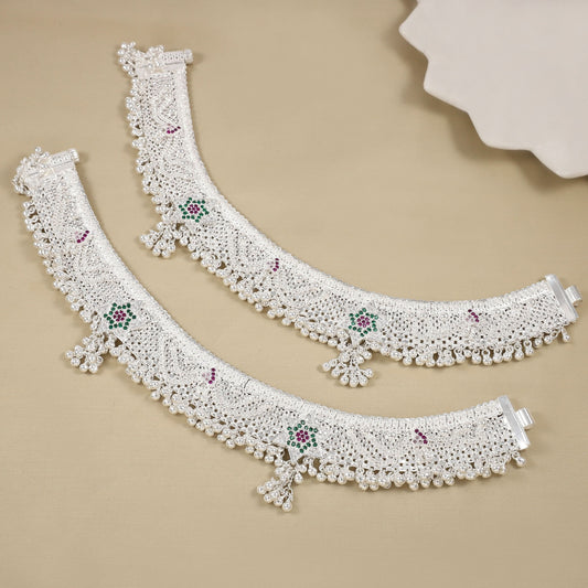Riya Silver Anklets