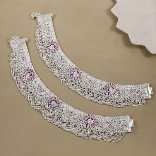 Bhavya Silver Anklets