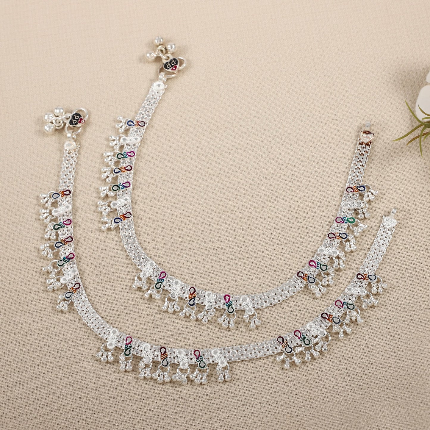 Aadhya Silver Anklets