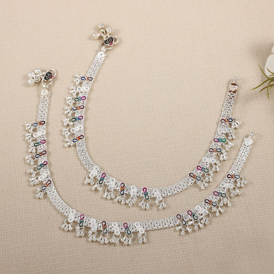 Aadhya Silver Anklets