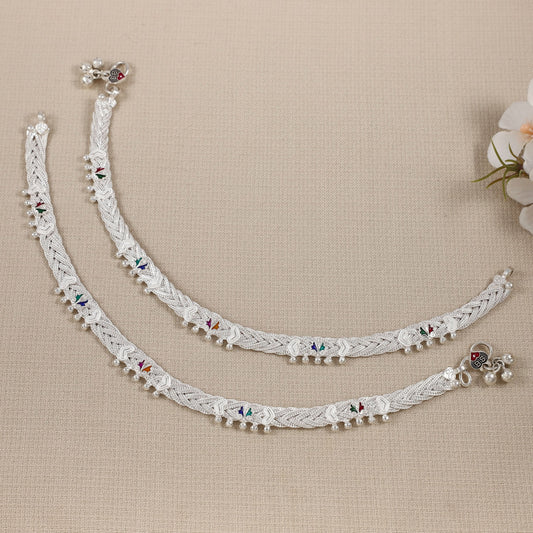 Anika Silver Anklets