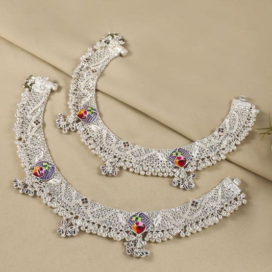 Aadhya Silver Anklets