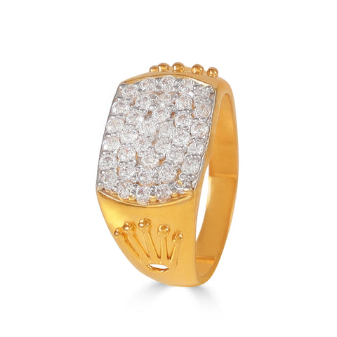 Reyansh Imperial Spark Gold Ring