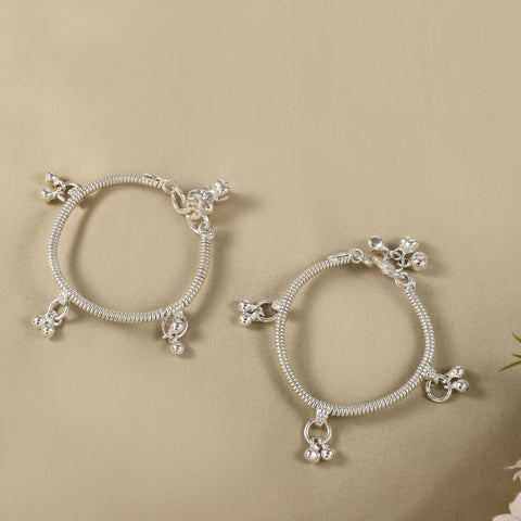 Darshini Silver Baby Bangles