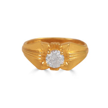 Aarav Solitaire Glory Gold Ring