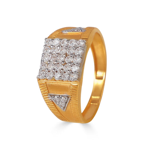 Ivaan Regal Brilliance Gold Ring
