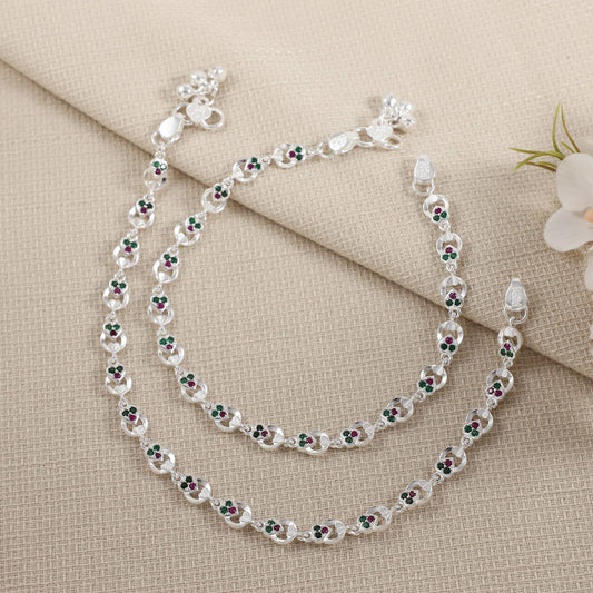 Riya Silver Anklets
