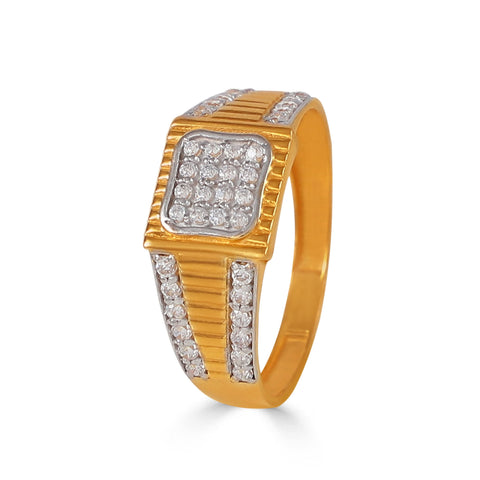 Devansh Royal Spark Gold Ring