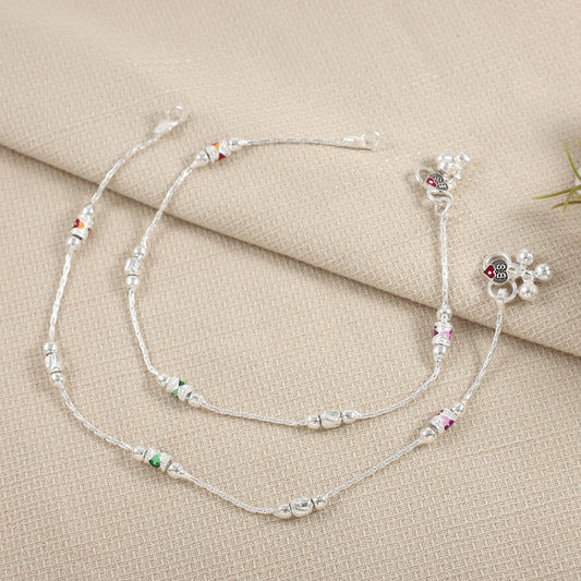 Bhavya Silver Anklets