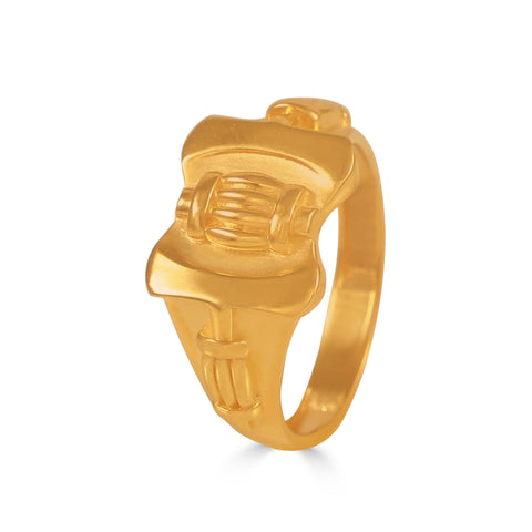 Lavik Bold Armor Gold Ring