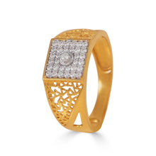 Mihaan Luxe Lattice Gold Ring