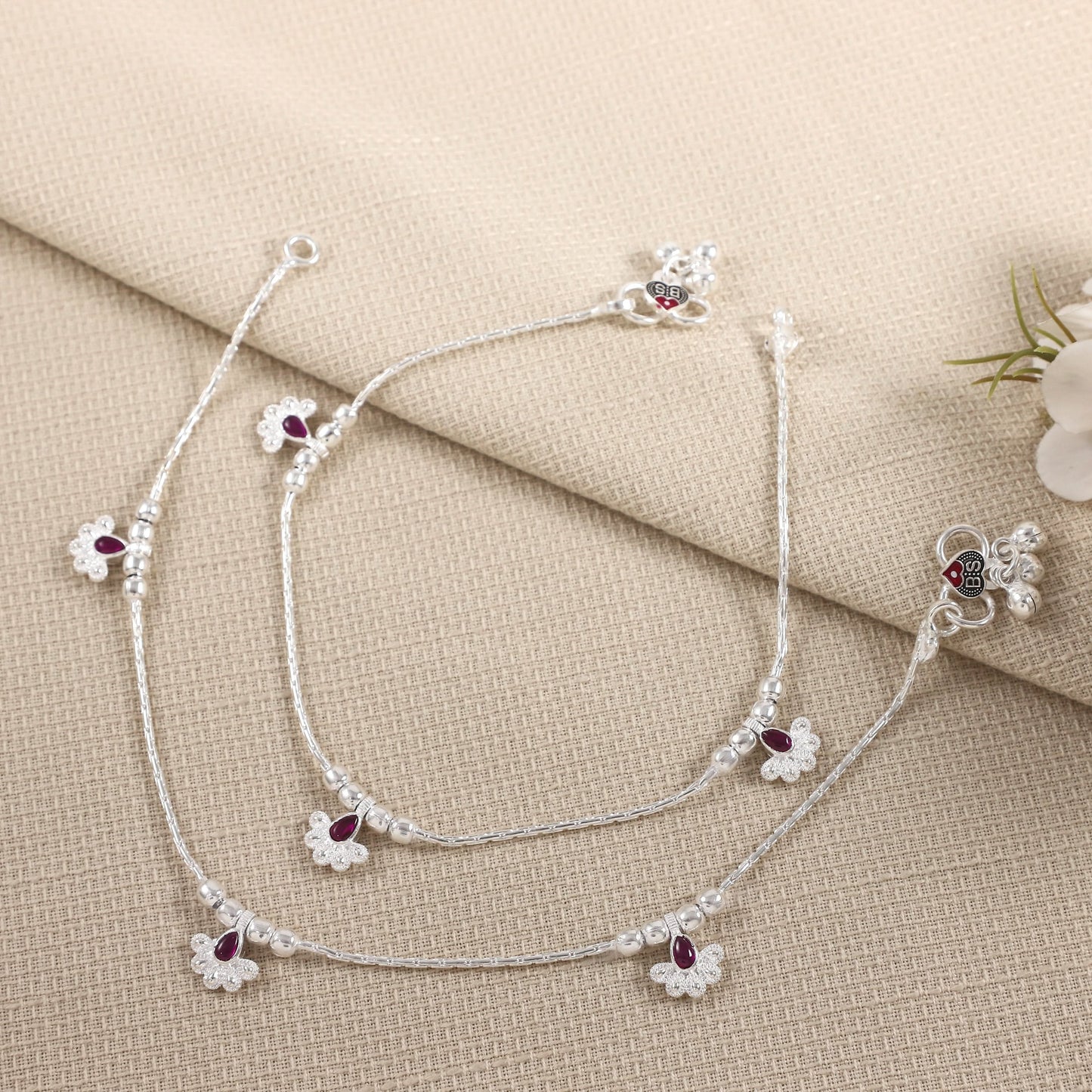 Aadhya Silver Anklets