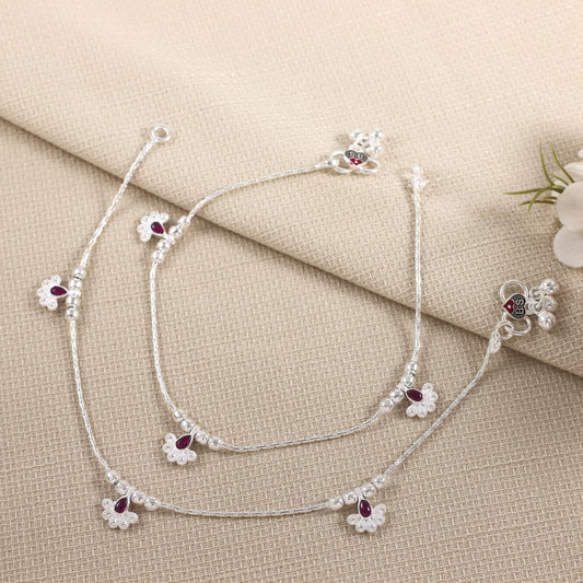 Aadhya Silver Anklets