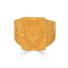 Manvik Royal Crest Gold Ring