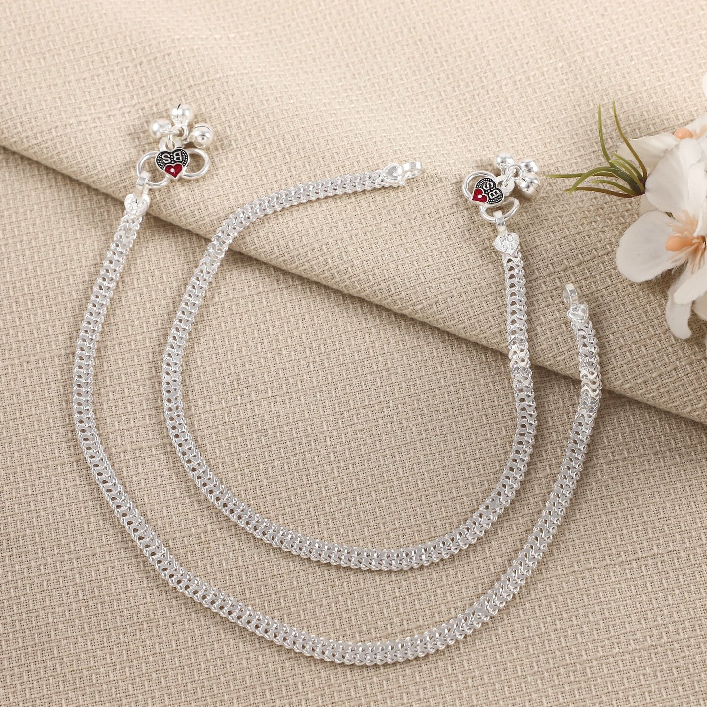 Kalyani Siler Anklets