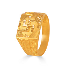 Rudra Sacred Swastik Gold Ring