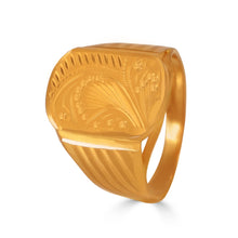 Arnav Royal Carved Gold Ring