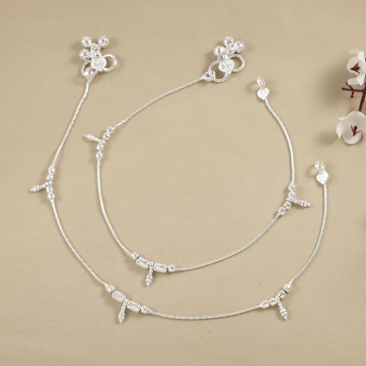 Earia Silver Anklets