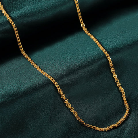 Riva Royal Beaded Link Gold Chain