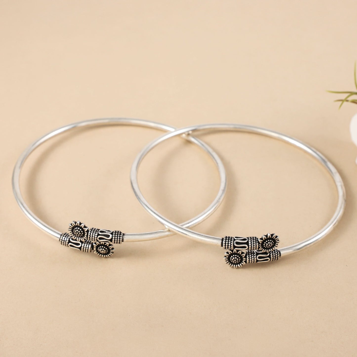 Riya Silver Kada Anklets