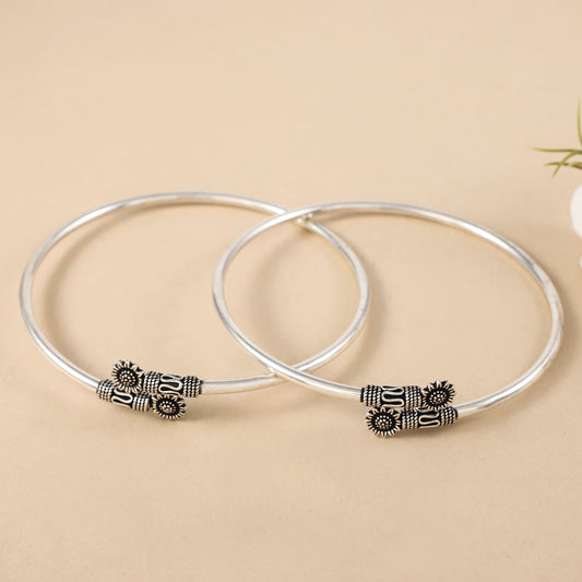 Riya Silver Kada Anklets