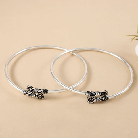 Riya Silver Kada Anklets