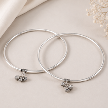 Zoya Silver Kada Anklets