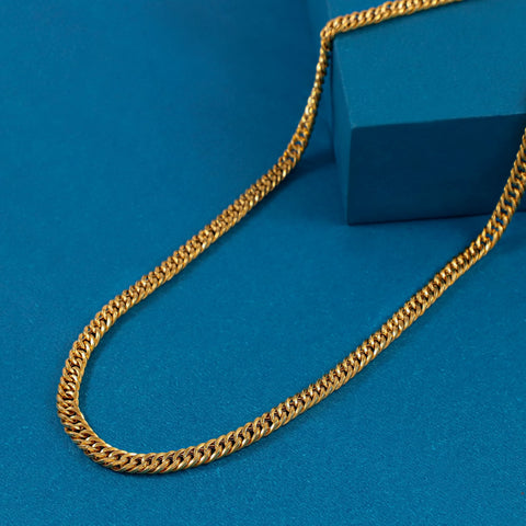Manav Heavy Style Gold Chain For Him