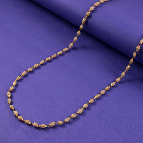 Inaya Premium Beaded Design Gold Chain