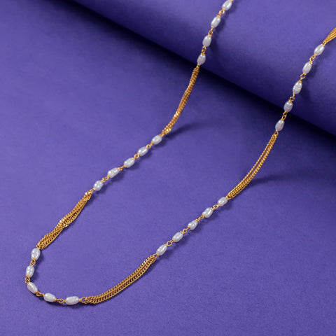 Reyna Pearl Elegance Gold Chain