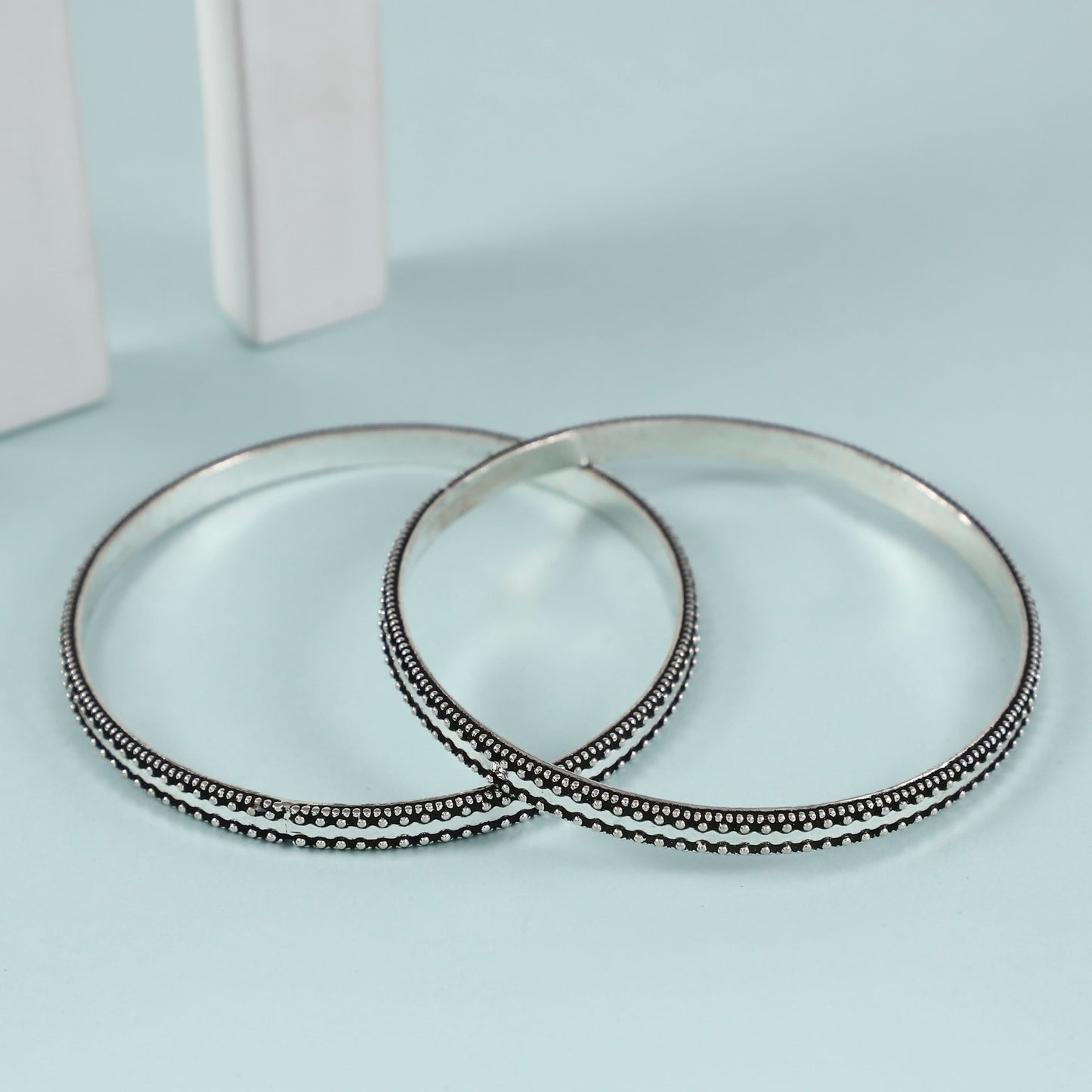 Khushi  Beautiful Silver Bangles