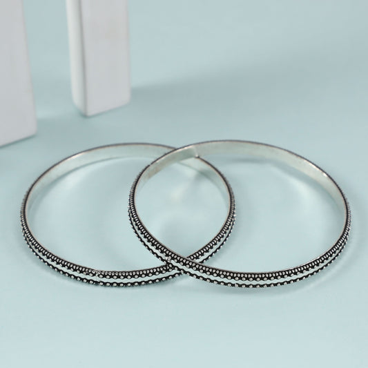 Khushi  Beautiful Silver Bangles